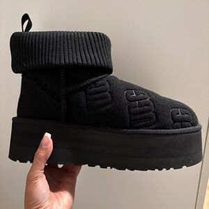 Ugg Classic Mini Platform Felted Boot,  Size 8